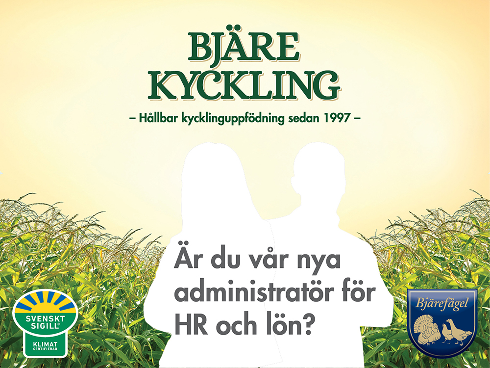 Du visar för närvarande Administratör HR och lön sökes