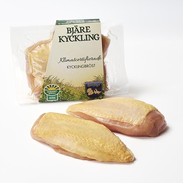 Bjärekycklingbröst paketerad