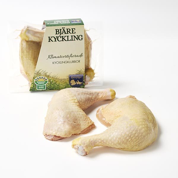 Färska Bjärekycklingklubbor paketerade