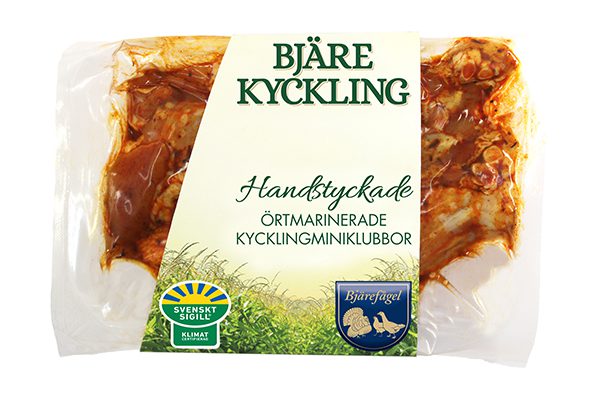 Paketerad örtminiklubba från Bjärefågel.